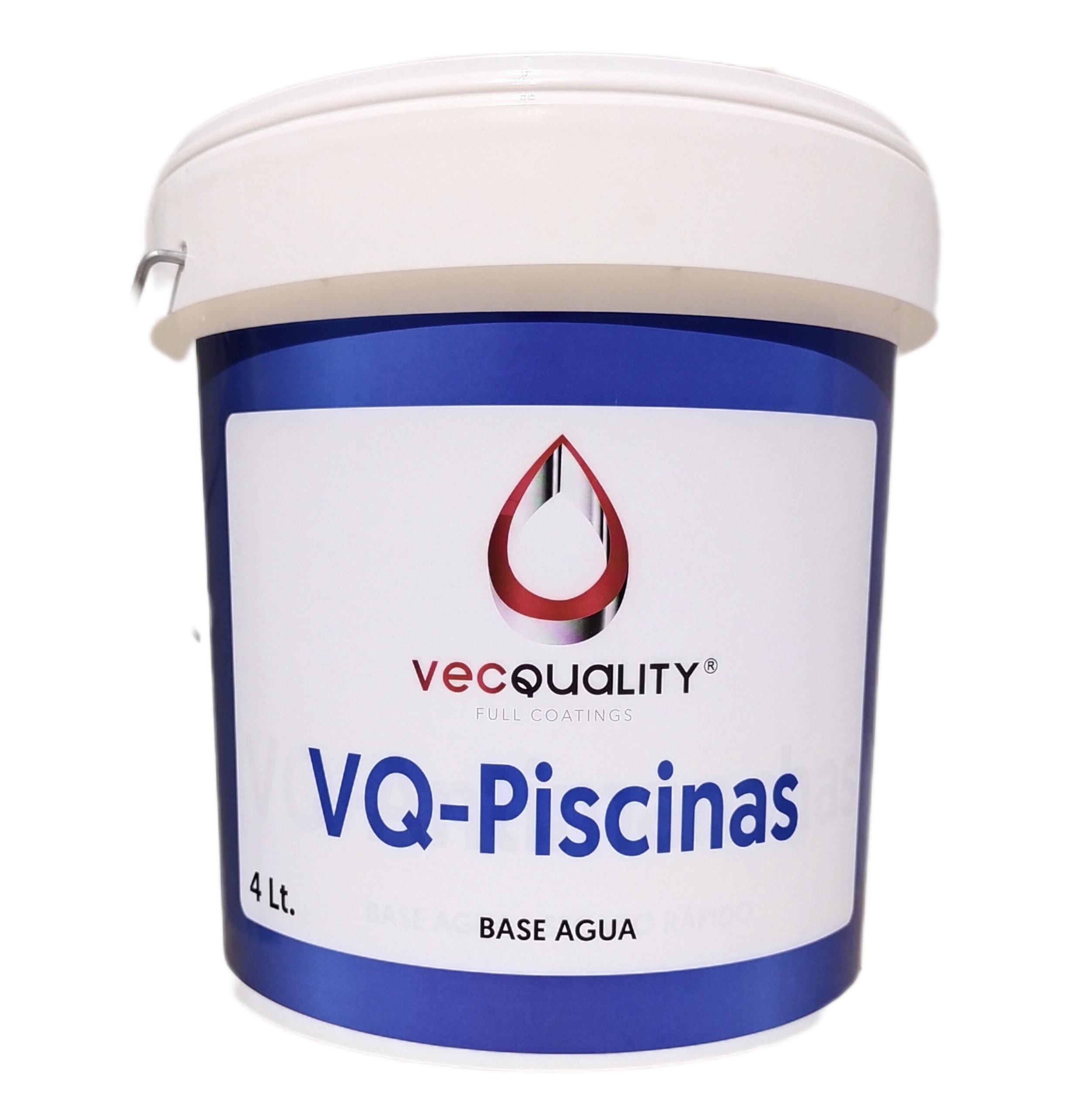 VQ-Piscinas. Pintura Para Piscinas al Agua 4L.
